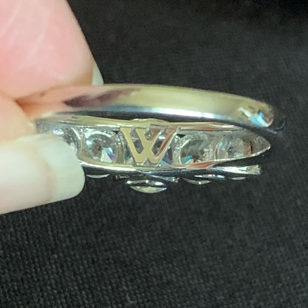 CHARLES WINSTON FOR BELLA LUCE 4.59CTW RHODIUM OVER STERLING SILVER RING - Picture 6 of 14